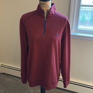 Izod
Burgundy Half Zip
Size Med